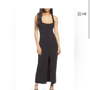 Wayf Black Sleeveless Maxi Dress
